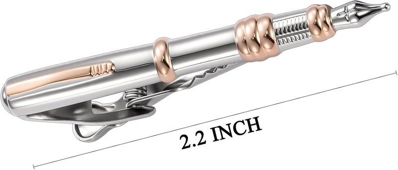 HAWSON 2/2.2 Inch Various Tie Clips for Men Unique, Personalized Novelty Tie Bars Pins Tacks, Funny Theme Wedding Holiday Gifts for Husband Groomsmens - Image 2